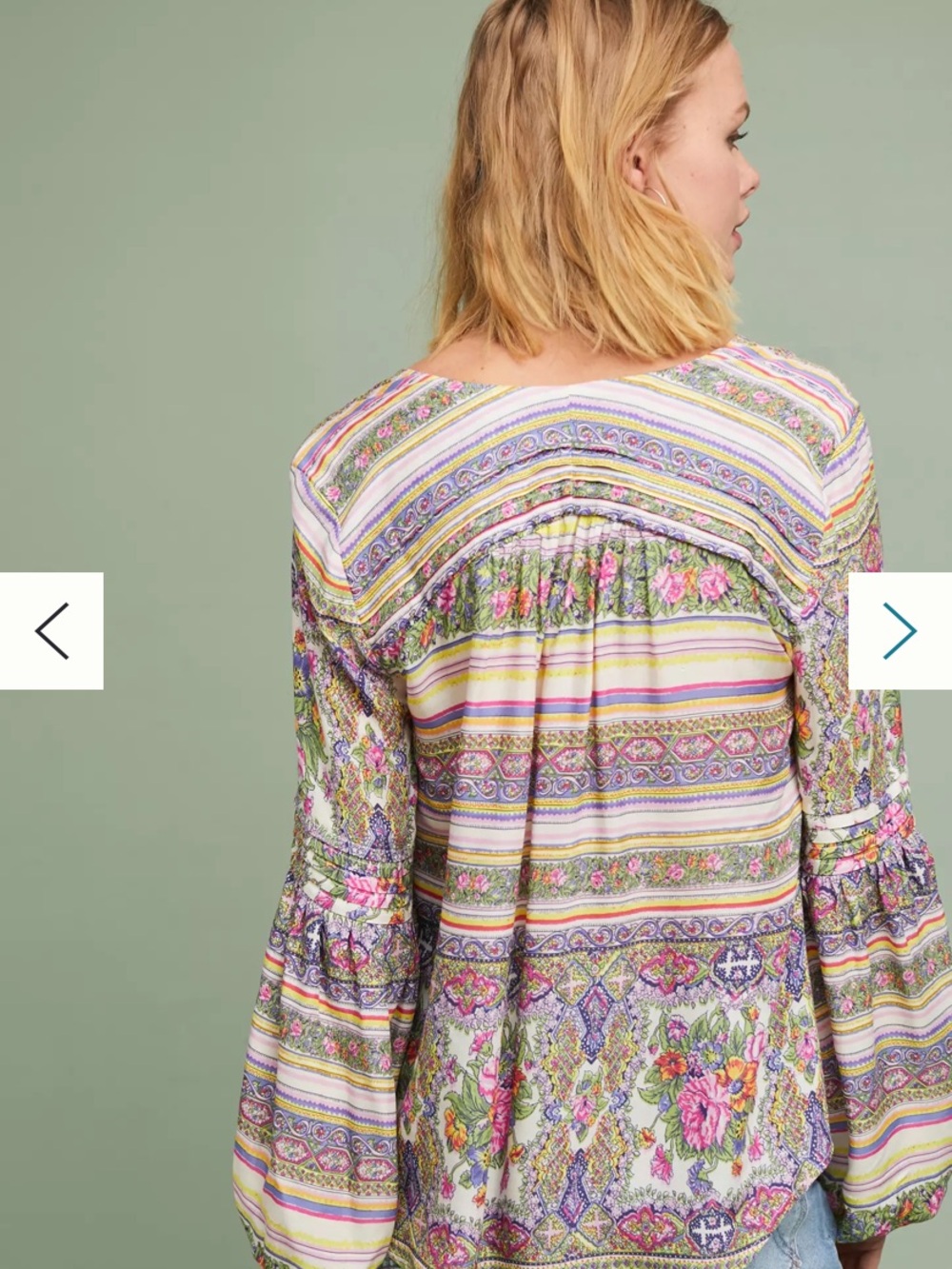Anthropologie Maeve Ceresco Peasant Top - Picture 2 of 6